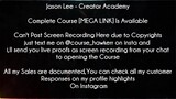 Jason Lee Course Creator Academy Download