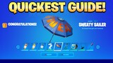 How To COMPLETE ALL NO SWEAT SUMMER QUESTS in Fortnite! (Free Rewards Challenges)