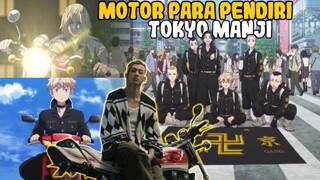 Inilah Motor yang Digunakan Para Pendiri Geng Toman di Tokyo Revengers [Anime Tokyo Revengers]
