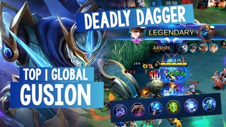 One Combo Delete! Gusion Best Build Item [ Gusion Top 1 Global ] - Mobile Legends