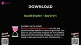 [COURSES2DAY.ORG] David Snyder – SpyCraft