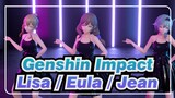 [MMD Genshin Impact] Lisa, Eula, Jean | Gee