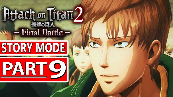 CAPTAIN LEVI VS 70 TITAN - AOT 2 Final Battle Indonesia Walkthrough - Part 9