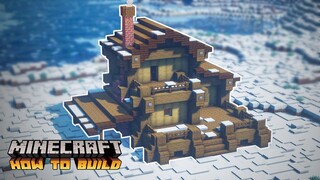 Minecraft: How to Build a Winter Cabin