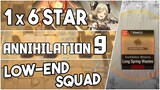 Annihilation 9 - Long Spring Wastes | Low End Squad |【Arknights】