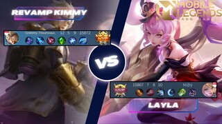 LAYLA LATE GAME KALAH SAMA KIMMY REVAMP?!