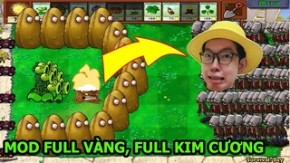 Plants vs Zombies #6 Mod Cây Mơi Nấm Bóng Đêm Siêu bá Đạo - Hoa quả nổi giận - thành ej