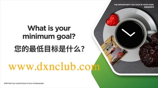 德信中国 6  机会在您手中 What is your minimum goal -   DXN 初级研讨会 #德信中国 #dxnchina #德信业务