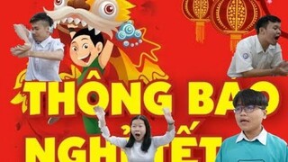 Cảm giác khi nghe thông báo nghỉ Tết và biết sau Tết học nhiều vailoz