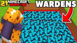 I Trapped 100 WARDENS in Minecraft Hardcore