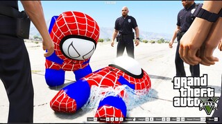 GTA 5 Mod - Among Us SpiderMan Tiêu Diệt Among Us SpiderMan Giả Mạo