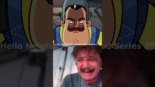 #helloneighbor  HELLO NEIGHBOR ANIMATED SERIES VS HELLO NEIGHBOR FULL GAME #shorts #sad #memes #old