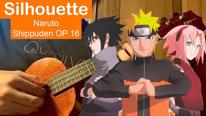 Naruto Shippuden OP 16 - Silhouette - Kana-Boon (Anime Ukulele Cover) [Tabs in description]