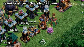 coba yang katanya penyabar main Clash Of Clans:v