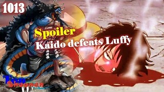 [Spoiler One Piece 1013]. Kaido defeated Luffy, Ulti defeated, Bigmom ordered to kill Zeus!