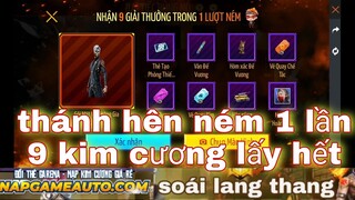Free Fire| Bị Thánh Hên Nhập Khi Review Đại Tiệc Bùng Nổ Chỉ 9 Kim Cương Được 9 Vật Phẩm