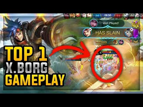 TOP 1 X.BORG DOMINATES THE ARENA! Top 1 X.Borg Gameplay Global