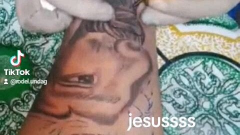 Jesus tattoo design