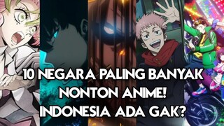 10 negara dengan penonton Anime Terbanyak! Ada Indonesia gak ya?