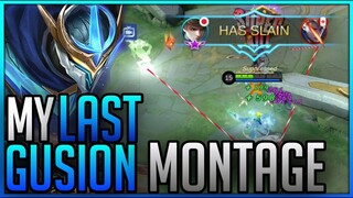 GOODBYE YOUTUBE | GUSION LAST MONTAGE 19 | MLBB