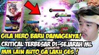 GILA HERO BARU OP BGT! DAMAGENYA NGERI! UDAH PASTI JADI REBUTAN DI MYTHIC TINGGI! - Mobile Legends