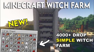 NEW Witch Farm Tutorial in Minecraft 1.18