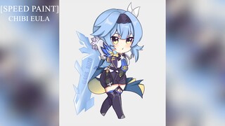 [Speed-paint] Chibi eula from genshin impact