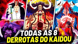 AS 8 PESSOAS QUE DERROTARAM KAIDOU - TODAS AS DERROTAS DO KAIDOU EM ONE PIECE