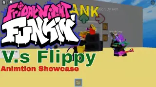 Roblox V.s Flippy [Happy Tree Friends] FNF' |Animation Showcase|