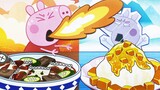 [Nhật Ký Heo Điên|Heo Peppa] Ngày Peppa ăn cá hấp