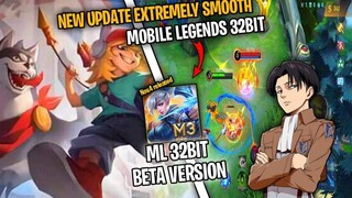 MLBB NEW REALISED 32 BIT BETA VERSION OPTIMIZE APK 60 FPS WITH REDUCE FPSDROP LAG & FIX SPAWN DELAY!