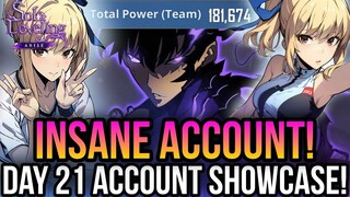 Solo Leveling Arise - Insane Day 21 Account & Progression! *180K Team Power!*