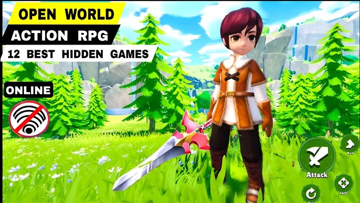 Top 12 Best Open world ACTION RPG android iOS | Hidden RPG Offline & Online For LOW END PHONE