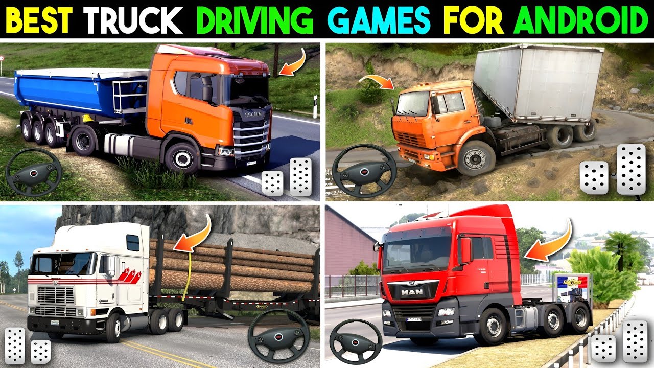 TOP 5 MOST REALISTIC TRUCK SIMULATOR GAMES FOR ANDROID & IOS 2022 l Truck  Driving game - Bilibili