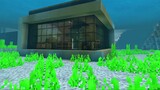 [Minecraft Building Tutorial] Teach you how to build a secret underwater residence suitable for two 