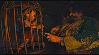 Pinnochio (2022) - Stromboli Traps & Tortures Pinocchio Scene (HD)