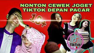 Prank nonton Tiktok cewek joget depan pacar 🤣auto kena bogem mentah.