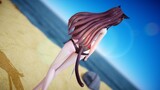 [MMD] สาวน้อย Skyfire กับท่าเต้นสุดคาวาอิบนชายหาด [Arknights]