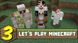 PREPARING FOR THE RAID - Let's Play Minecraft Survival ( Episode 3 )