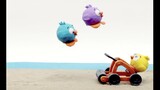 Baby chicken catapult Stop motion cartoon for children - BabyClay