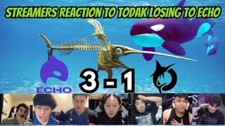 Streamers Reaction to Todak Losing to Echo in a Dominant Fashion! GG Todak!