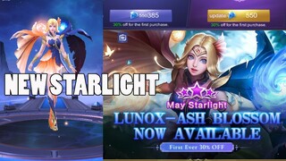 Lunox Ash Blossom May Starlight Skin + New Starlight Updates and Rewards