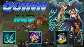 Quinn Mid Vs Azir _ Thánh Gank _ Gank khắp map _ Cách chơi và lên đồ _ Liên Minh Huyền Thoại