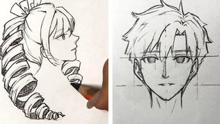 วิธีการวาดอนิเมะ วาดการ์ตูน อนิเมะ Sketch