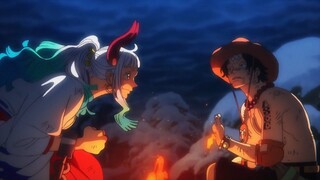 Yamato and Ace's tearful meeting and farewell || ONE PIECE