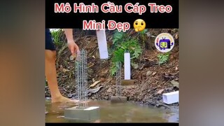 Mô Hình Cầu Mini Cáp Treo Đẹp Siêu Đỉnh GocLamDep TikTokSoiPhim