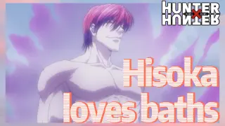 Hisoka loves baths