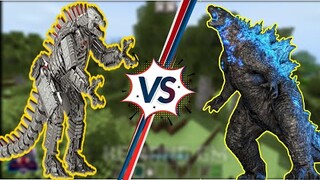 Godzilla 2021 Vs Mecha Godzilla Mob Battle Mod - Mods - Minecraft