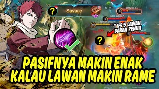 HYPER TIER S, 1 VS 5 LAWAN DARAH PENUH LEVEL SAMA JUGA MENANG - Mobile Legends