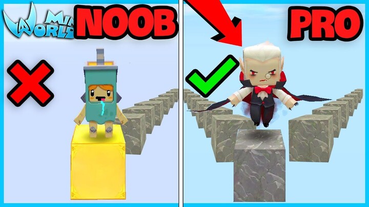 MINI WORLD*THỬ THÁCH MỘT NGÀY TRỞ THÀNH PRO PARKOUR TRONG MINI WORLD*MAP PARKOUR KHÓ NHẤT